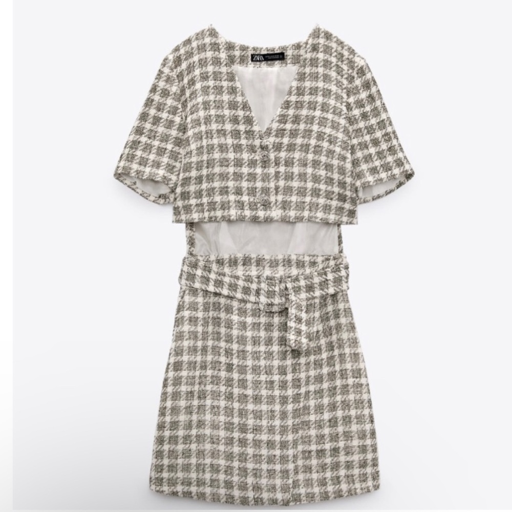 NWT Zara Tweed dress